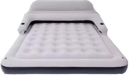 Materac dmuchany podwójny łóżko zapasowe kemping z oparciem Queen size - zdjęcie 3