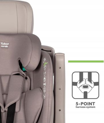 Carrello Yukon i-Size 9-36kg Deepwater Grey - zdjęcie 4