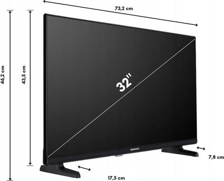 Telewizor LED Daewoo 32DM63HAD 32 cale HD Ready - zdjęcie 2