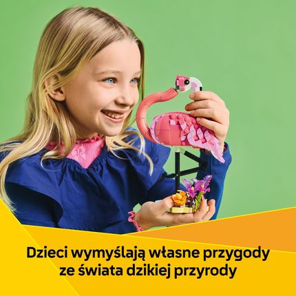 LEGO Creator 3 w 1 31170 Dzikie zwierzęta: różowy flaming - zdjęcie 2