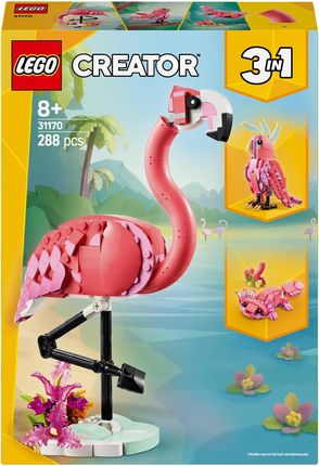 LEGO Creator 3 w 1 31170 Dzikie zwierzęta: różowy flaming - zdjęcie 6
