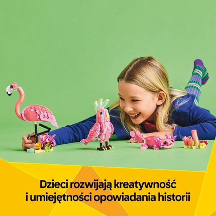 LEGO Creator 3 w 1 31170 Dzikie zwierzęta: różowy flaming - zdjęcie 5