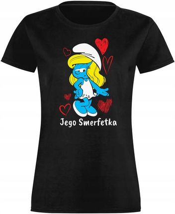 ZESTAW KOSZULKI DLA PAR JEJ ZGRYWUS JEGO SMERFETKA PREZENT NA WALENTYNKI - zdjęcie 4