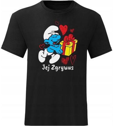 ZESTAW KOSZULKI DLA PAR JEJ ZGRYWUS JEGO SMERFETKA PREZENT NA WALENTYNKI - zdjęcie 2