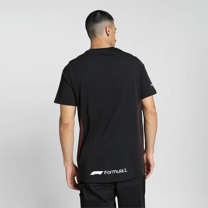 Koszulka męska Puma F1 czarna 62571801 - zdjęcie 2