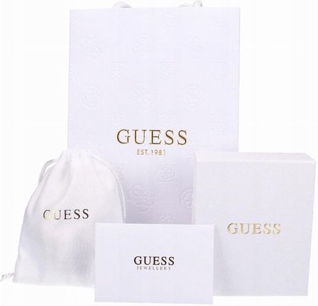 Bransoletka damska Guess Beloved Gruby splot Serce stal kolor srebra S - zdjęcie 4