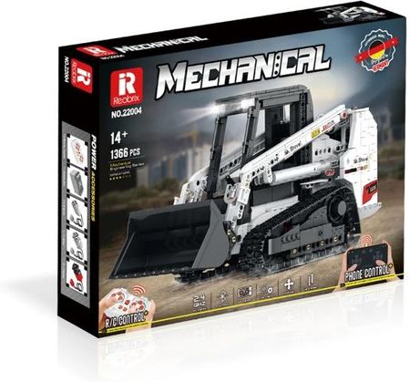 Reobrix Klocki Koparka Budowlana Ładowarka Bobcat Loader Dynamic 1366El. - zdjęcie 2