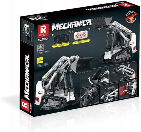 Reobrix Klocki Koparka Budowlana Ładowarka Bobcat Loader Dynamic 1366El. - zdjęcie 3