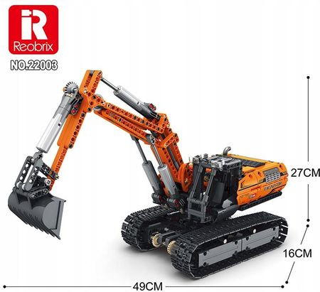 Reobrix Klocki Koparka Budowlana Dynamic Engineering Excavator 1106El. - zdjęcie 6