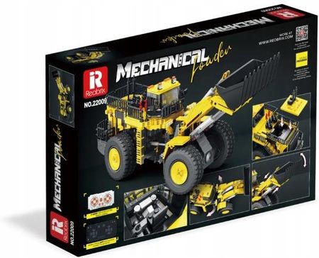 Reobrix Klocki Yellow Mechanical Loader Ładowarka Żółta 1876El. - zdjęcie 3