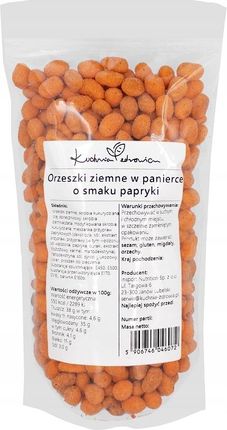 Kuchnia Zdrowia Orzeszki Ziemne W Panierce Paprykowej Crispy 500g - zdjęcie 5