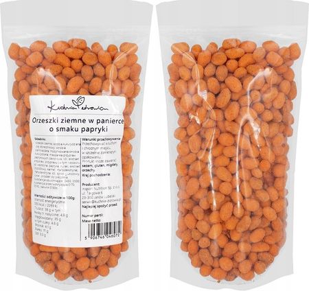 Kuchnia Zdrowia Orzeszki Ziemne W Panierce Paprykowej Crispy 500g - zdjęcie 4