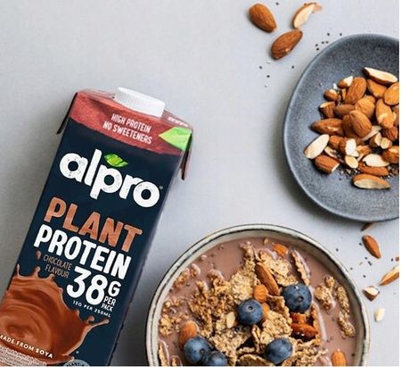 Alpro 8X Protein Napój Sojowy Wysokobiałkowy 38G Białka Czekolada 750ml - zdjęcie 4