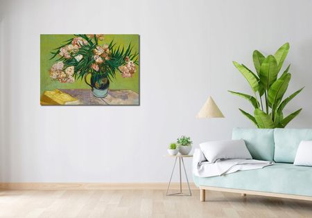 Obraz 100x70cm Oleanders, Van Gogh Vintage do Salonu - zdjęcie 2