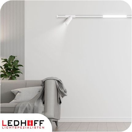 Ledhoff Oświetlenie Szynowe Magnetyczne Zestaw 2X Listwa 1M + 5X Lampa Led Biała (B84912XB8157+2XB8363+3XB8185+B8171) - zdjęcie 3