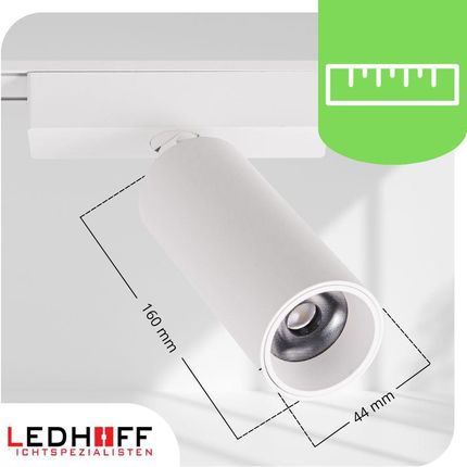 Ledhoff Oświetlenie Szynowe Magnetyczne Zestaw 2X Listwa 1M + 5X Lampa Led Biała (B84912XB8157+2XB8363+3XB8185+B8171) - zdjęcie 6