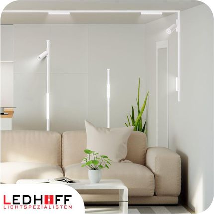 Ledhoff Oświetlenie Szynowe Magnetyczne Zestaw Listwa 1M + 2X Lampa Liniowa Led (B8304B8157+2XB8183) - zdjęcie 6