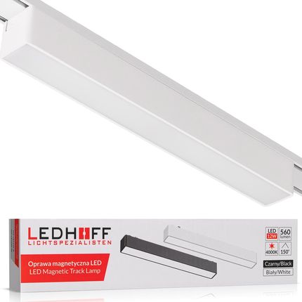 Ledhoff Oświetlenie Szynowe Magnetyczne Zestaw Listwa 1M + 2X Lampa Liniowa Led (B8304B8157+2XB8183) - zdjęcie 4