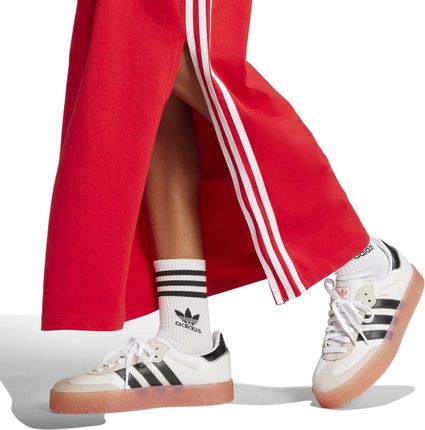 Sukienka damska adidas ADICOLOR 3-STRIPES czerwona JD4620 - zdjęcie 3