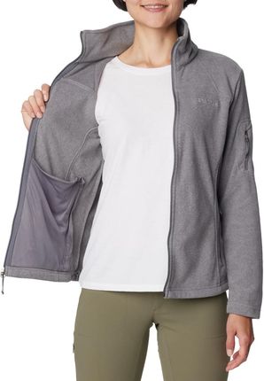 Polar damski Columbia Fast Trek II Jacket 1465351024 Szary - zdjęcie 2