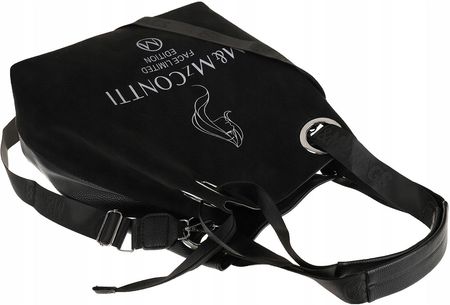 Torebka Damska Listonoszka Worek Shopper na Ramię Miejska JY505 Black - zdjęcie 3