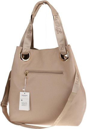 Torebka Damska Listonoszka Worek Shopper na Ramię Miejska JY505 Beige - zdjęcie 4