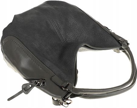 The Grace bags Włoska Torebka Damska Shoper Worek na Ramię LH2550 Grey - zdjęcie 4