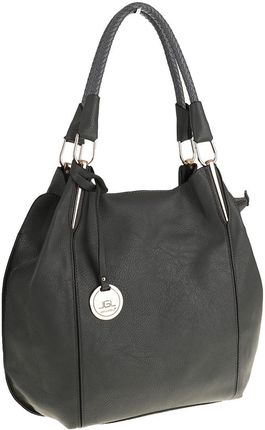 JGL Just Glamour Włoska Torebka Damska kuferek listonoszka SXTT8362 Grey - zdjęcie 4