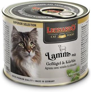 Leonardo Superior Selection Karma Mokra Bezzbożowa Jagnięcina Z Drobiem I Dynią 200 G - zdjęcie 2