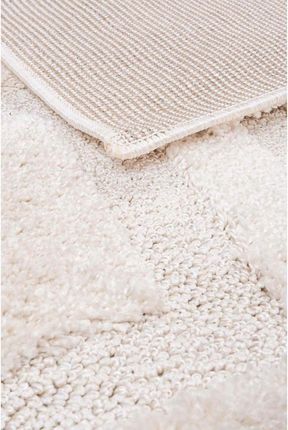 Dywan Pisa 3D 160x230 romby geometryczny ivory kremowy w stylu boho loftowy 1783960046 - zdjęcie 3