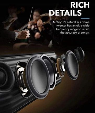 Anker SOUNDCORE MOTION+ czarny - zdjęcie 3