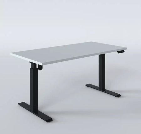 Kolm Biurko Elektryczne Z Regulacją Wysokości Szary 138x68Cm - zdjęcie 5