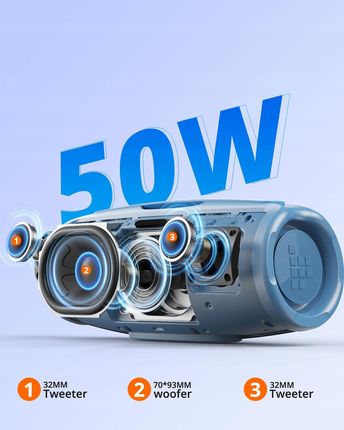 Tronsmart T6 PRO niebieski (1120932) - zdjęcie 6