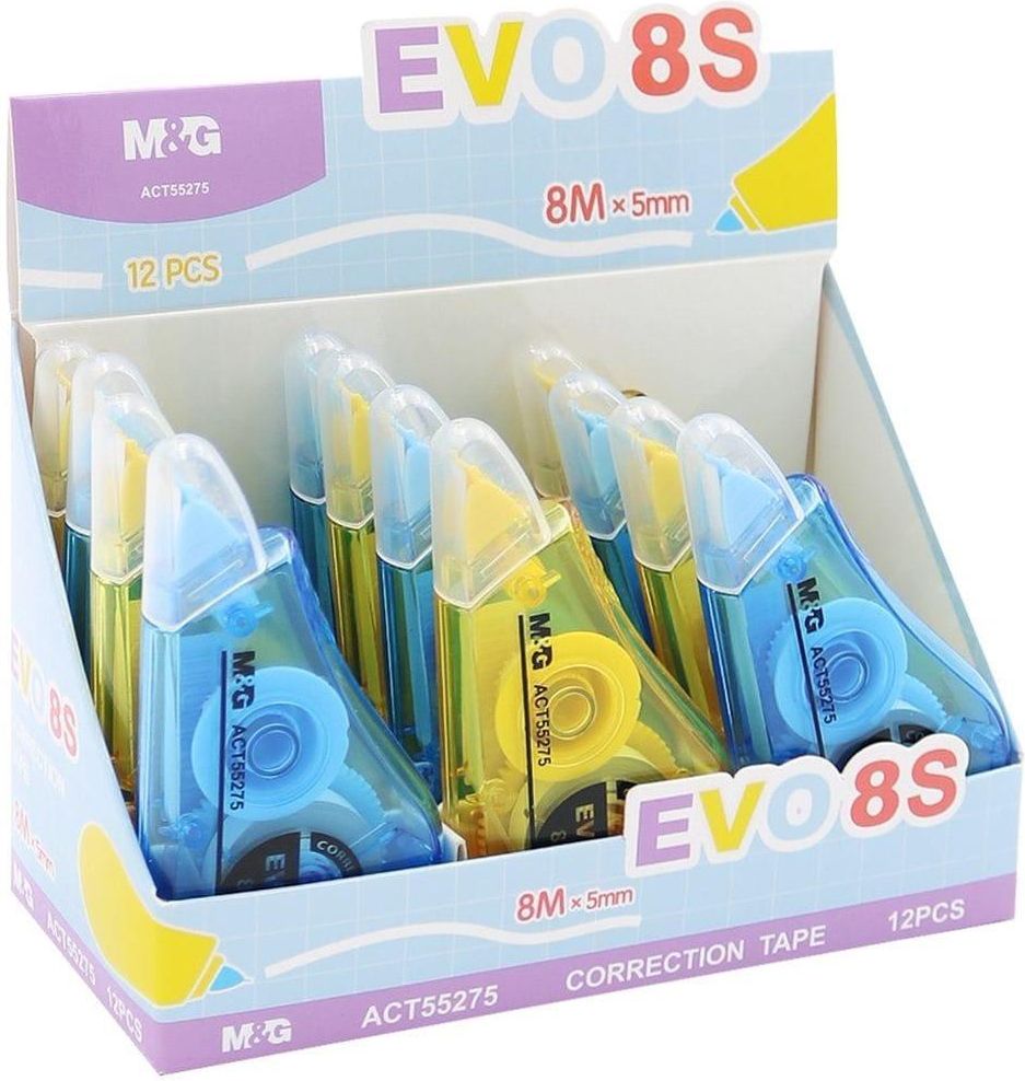 Zdjęcie M&G Korektor W Taśmie Evo8 S 8Mx5Mm Mg - Konstantynów Łódzki