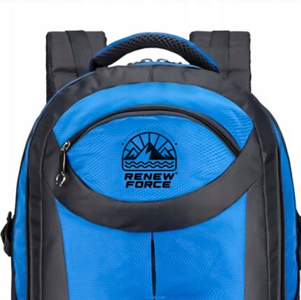 Renew Force Plecak Turystyczny Trekkingowy 60L Na Wycieczki Góry Męski Niebieski Górski - zdjęcie 3