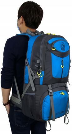 Renew Force Plecak Turystyczny Trekkingowy 60L Na Wycieczki Góry Męski Niebieski Górski - zdjęcie 6
