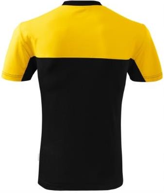 Mocna Żółta Koszulka Dwukolorowa Colormix Wzmocniona Malfini roz. L - zdjęcie 3