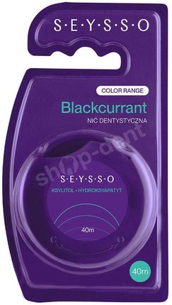 Seysoo Nić dentystyczna Color Czarna porzeczka 40m - zdjęcie 2