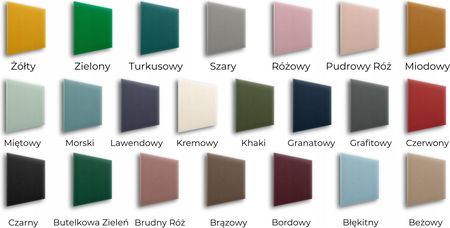 Smartlife Panele Ścienne Tapicerowane Magic Velvet Kwadrat Bordowy 50X50cm - zdjęcie 3