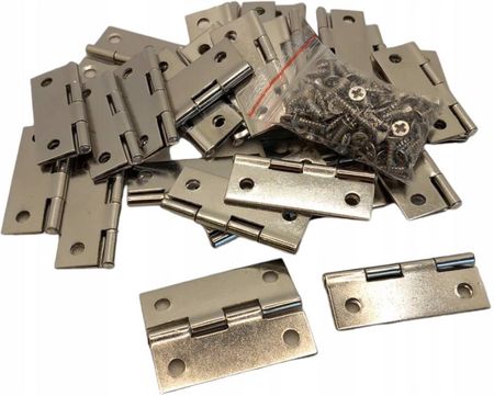 Zawias Meblowy Stal Nierdzewna 30 Sztuk Plus Śruby 1784291447 - zdjęcie 4
