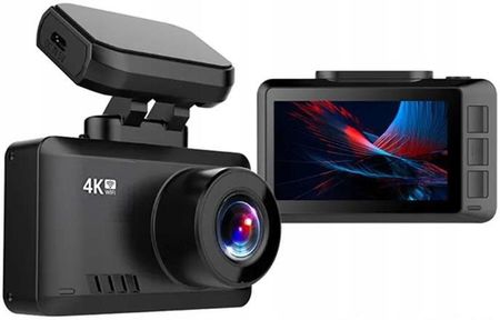 Wideorejestrator Kamera samochodowa 4K Wifi GPS + Tylna Kamera Polskie menu wysoka jakość nagrań - zdjęcie 2