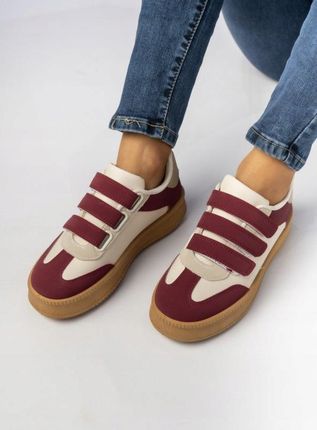 Damskie Sneakersy – Bordowe AURORA WINE 41 - zdjęcie 3