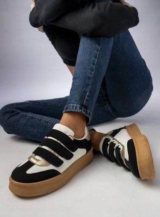 Damskie Sneakersy – Czarne AURORA BLACK 41 - zdjęcie 2