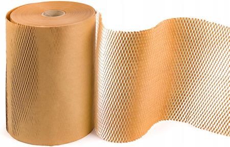 Papier Pakowy Rolka 250M Brązowy Kraft Ekologiczny Wypełniacz Do Paczek - zdjęcie 2