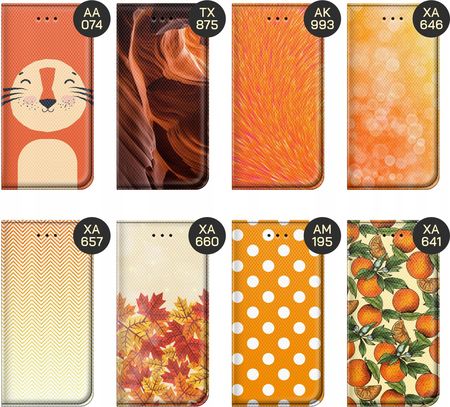 Hello Case Etui Z Klapką Do Apple Iphone 16 Pomarańczowe Pomarańcze Orange - zdjęcie 5