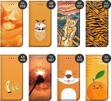 Hello Case Etui Z Klapką Do Apple Iphone 16 Pomarańczowe Pomarańcze Orange - zdjęcie 4