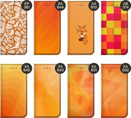 Hello Case Etui Z Klapką Do Apple Iphone 16 Pomarańczowe Pomarańcze Orange - zdjęcie 3