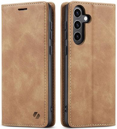 Spacecase Etui Skórzane Z Klapką Do Galaxy S25 Portfel Case Pokrowiec - zdjęcie 3