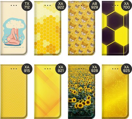 Hello Case Etui Z Klapką Do Apple Iphone 16 Pro Żółte Słoneczne Yellow Futerał - zdjęcie 4