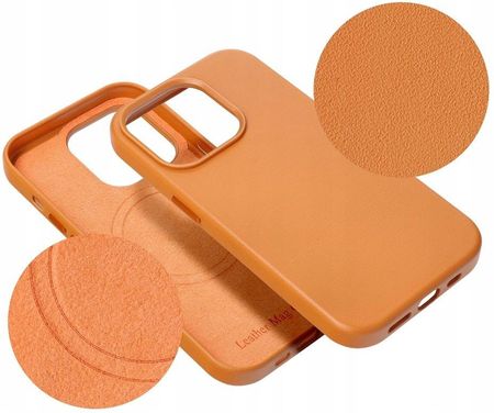 Etui Skórzane Z Magsafe Do Iphone 15 Pro Max Cover Plecki Case Futerał - zdjęcie 4